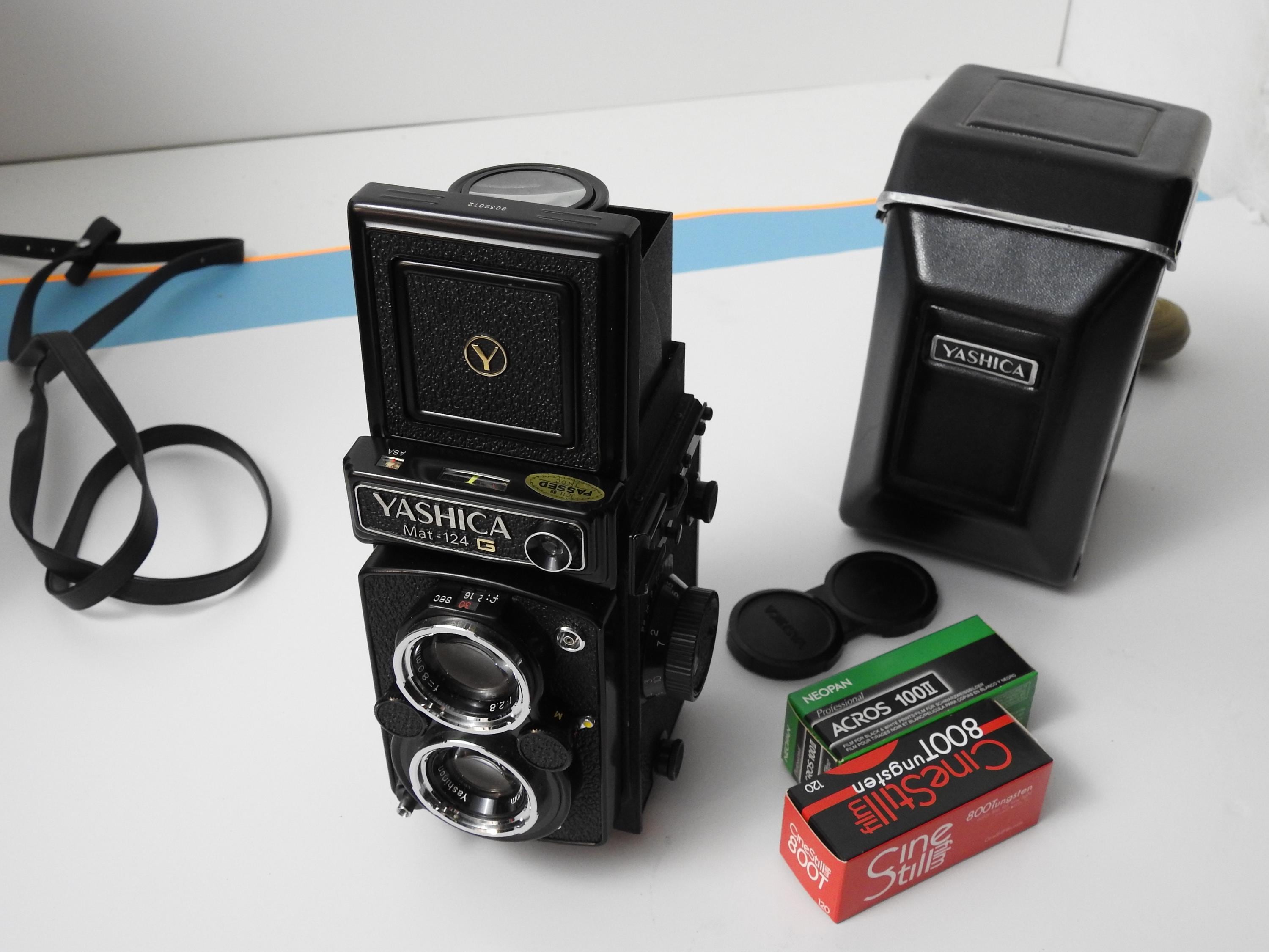 YASHICA MAT 124G Tlr Medium Format 6X6 Twin Lens Working Meter