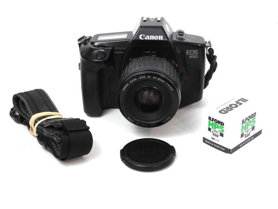 Canon EOS 650 Film Camera: EF 35-80mm Lens, Ilford Film - Etsy