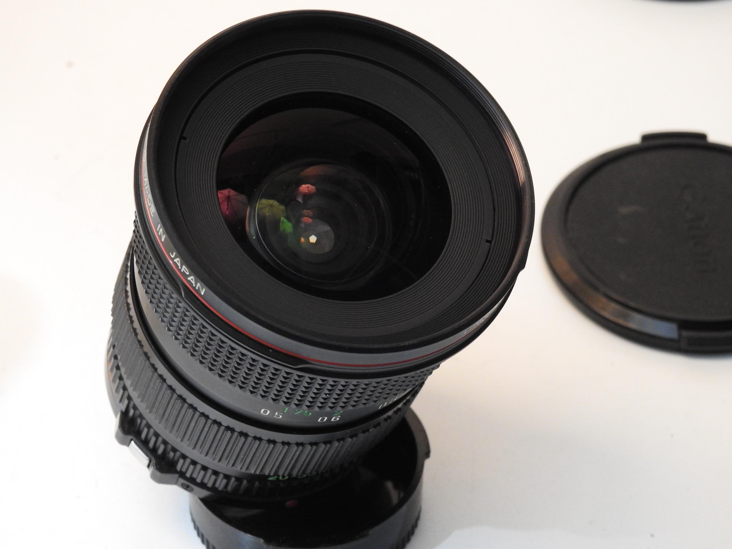 Canon New FD 20-35mm F 3.5 L Wide Zoom Lens for Cine Vintage