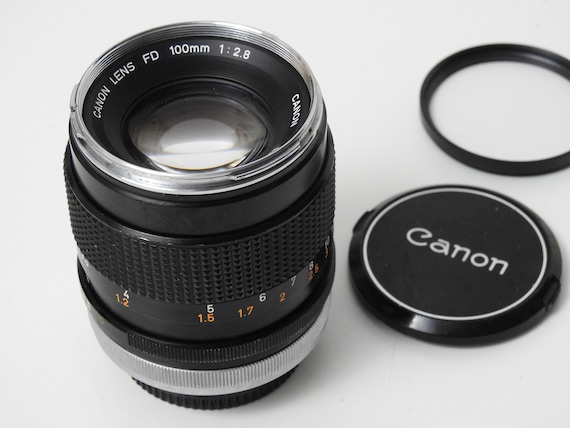 Canon FD 100mm F/2.8 Prime Lens, Manual Focus, for AE-1 A1 - Etsy