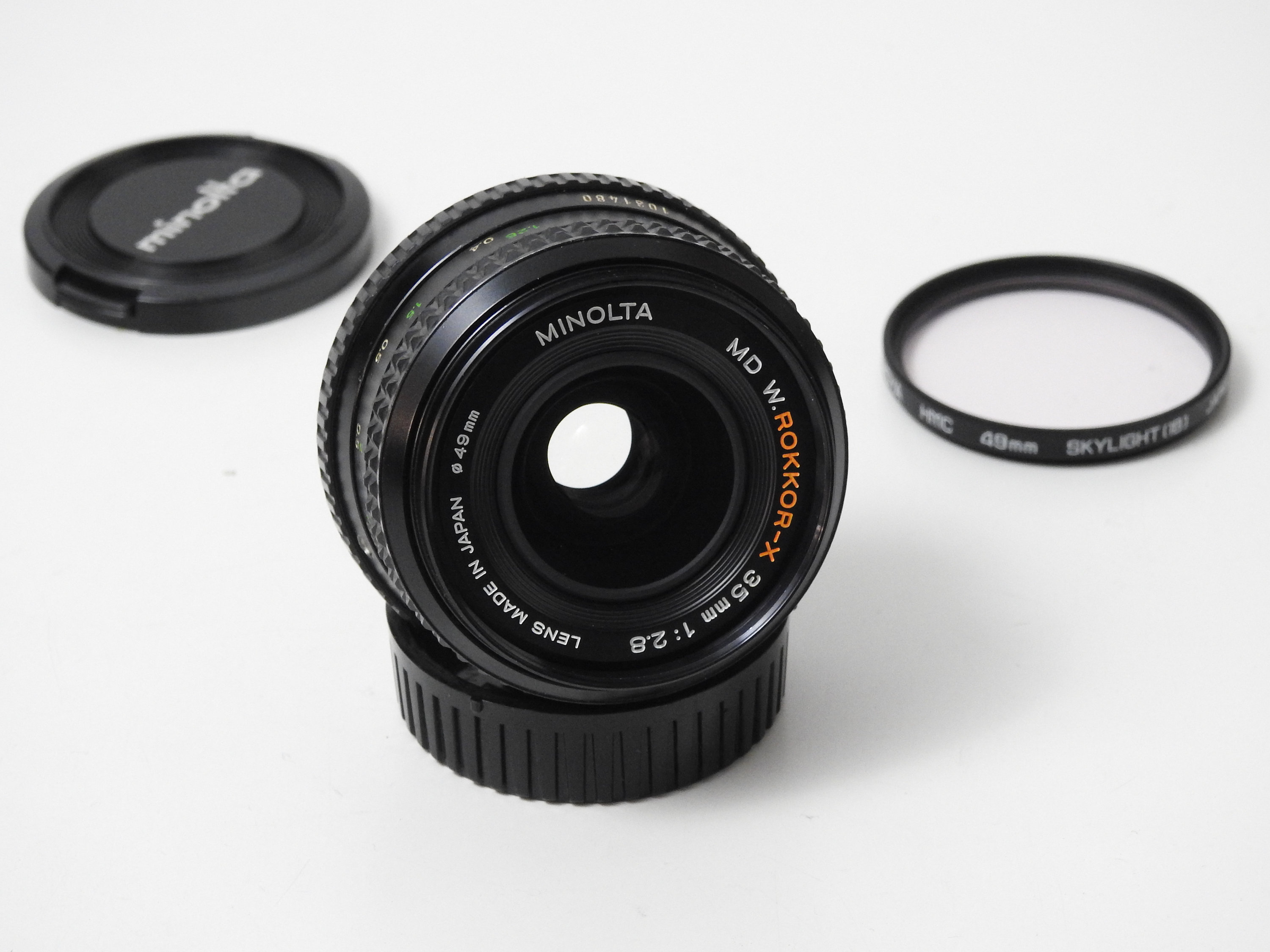 Minolta 35mm 2.8 MD W. ROKKOR-X Wide Lens for 35mm Slr X-700