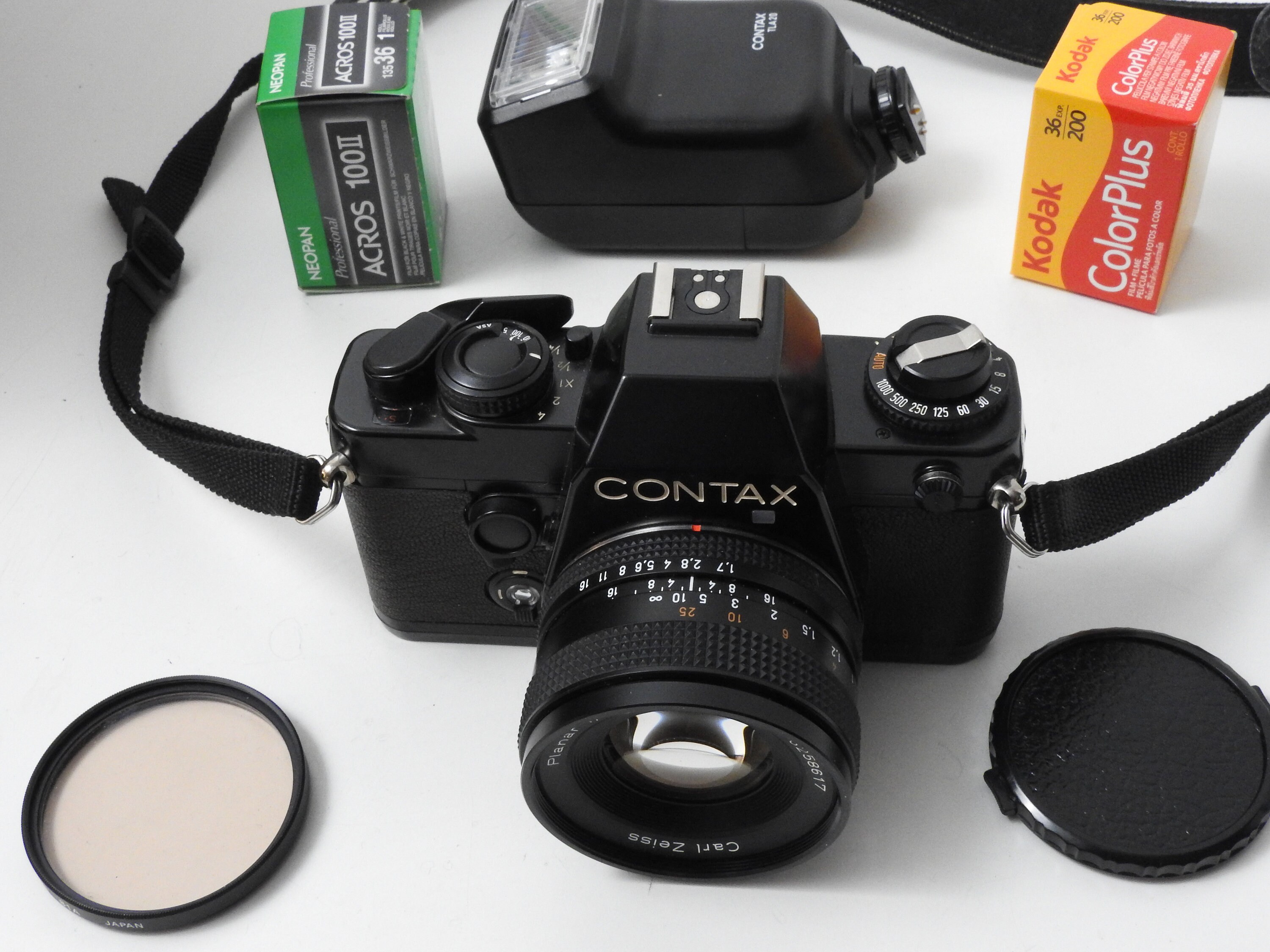 コンタックス CONTAX 137 MD レンズPlanar 1.4/50 CONTAX コンタックス 137 MD + Carl Zeiss Planar 1.4/50 T* フィルム