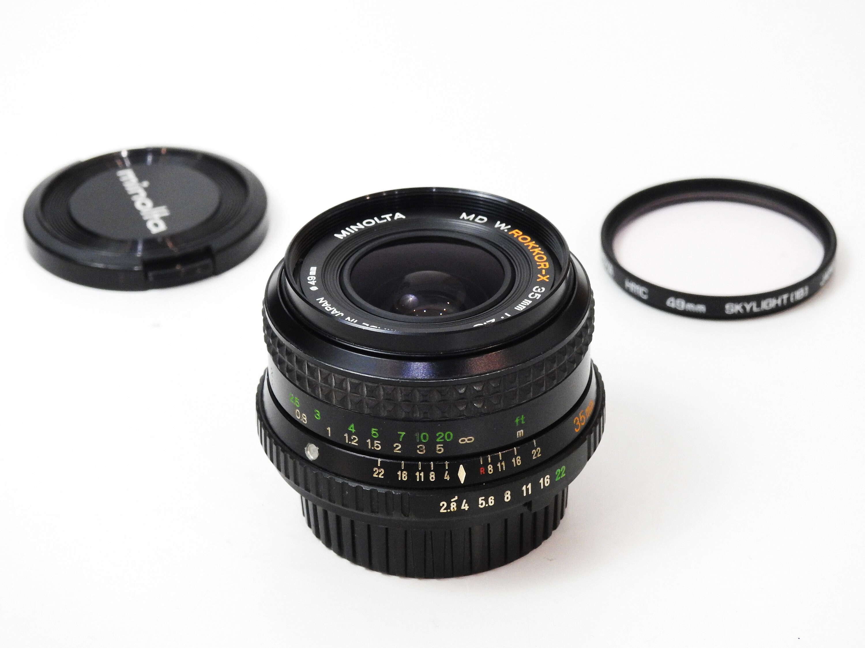 MINOLTA MD W.ROKKOR 35mm F2.8 (良品) Minolta MD 35mm F/2.8 | LENS-DB.COM