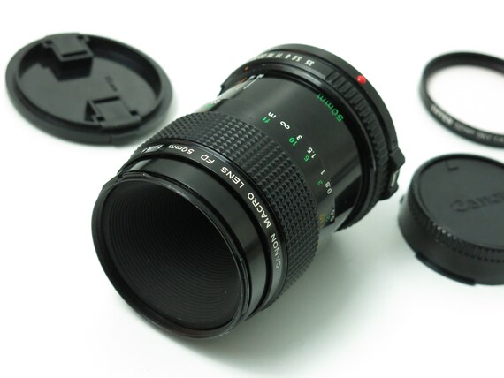 Canon New FD Mount 50mm F 3.5 Macro Lens for Canon AE-1 , A1, F1 