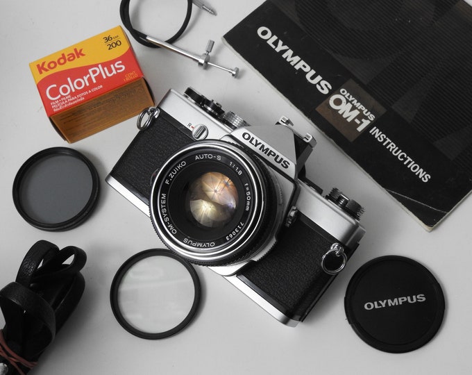 OLYMPUS OM1 N Camera With 50mm F 1.8 New Light Seals Ready to Etsy