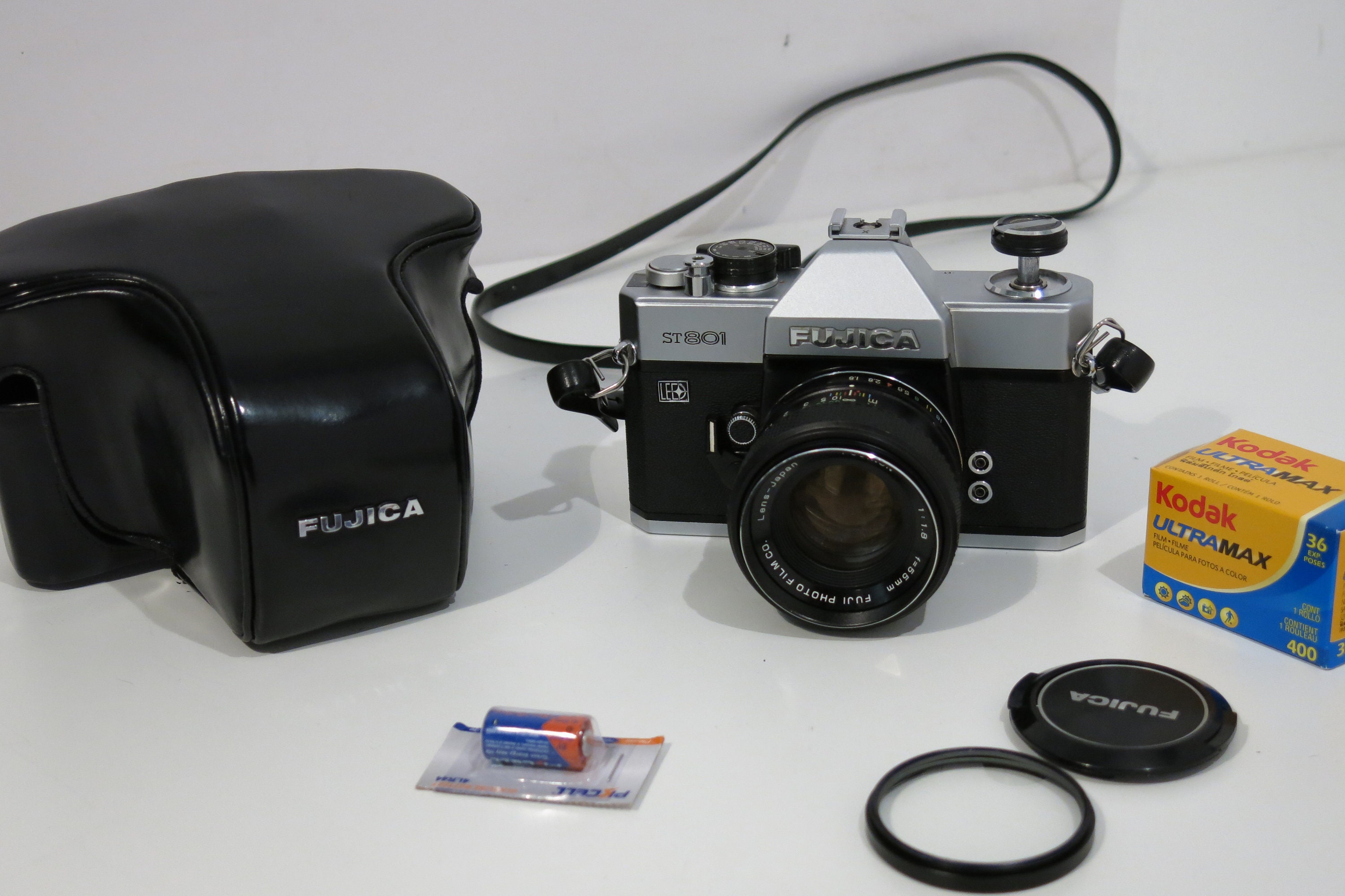 FUJICA ST 801 35mm SLR Film Camera With 55mm Fujinon Lens