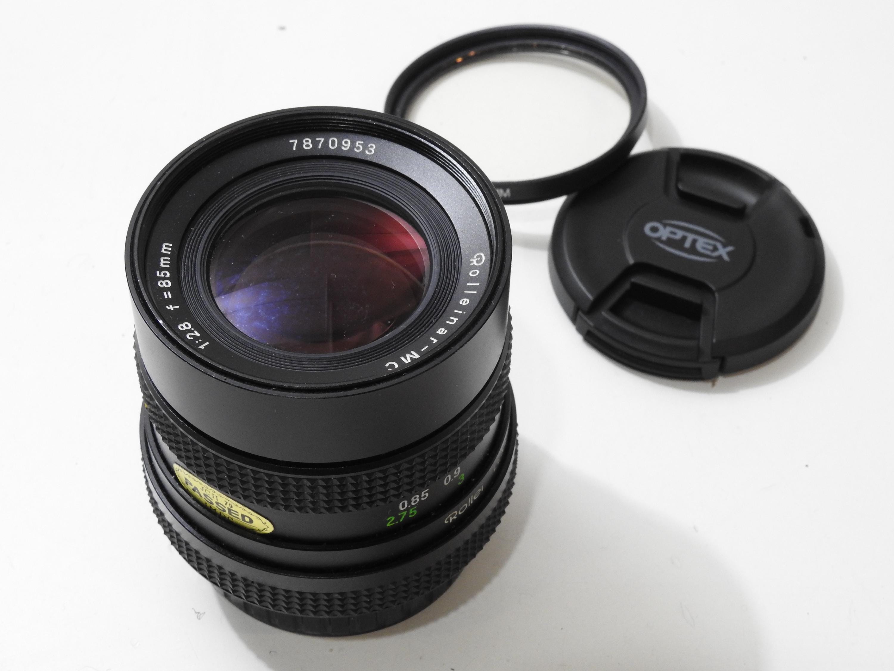 Rolleinar 85mm F/2.8 Portrait Lens - Rollei QBM Mount, Macro