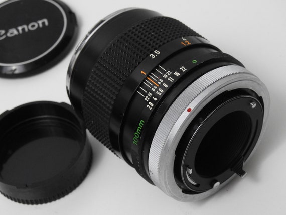 Canon FD 100mm F/2.8 Prime Lens, Manual Focus, for AE-1 A1 - Etsy