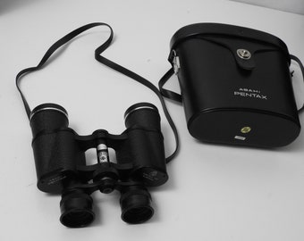 Vintage ASAHI PENTAX 7X35 Binoculars - Field 6.5 Degree - Made in