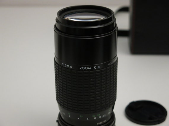 Sigma Zoom Lens 75 210mm F 3 5 4 5 Zoom Mark K Iii For Canon Etsy
