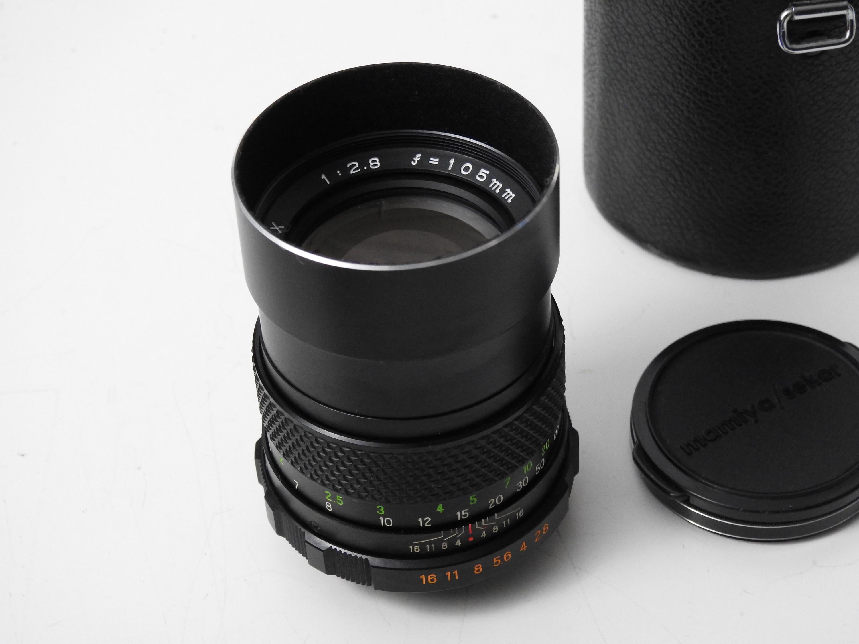 MAMIYA SEKOR 105mm F/2.8 SX Lens: M42 Screw Mount, Full Frame