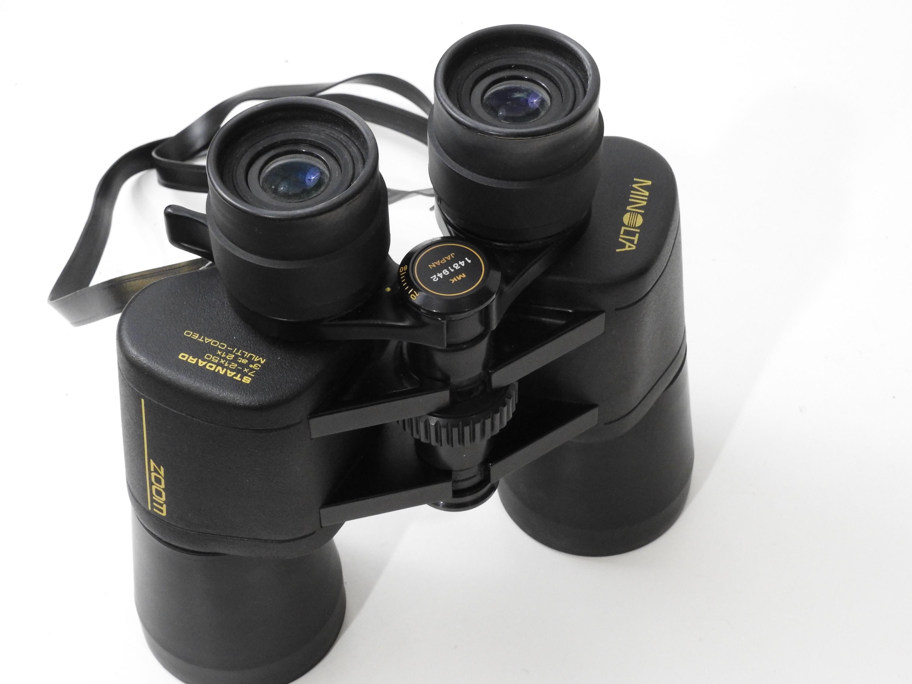 Minolta 7-21x50 Zoom Binoculars: Multi Coated Optics, Original Box