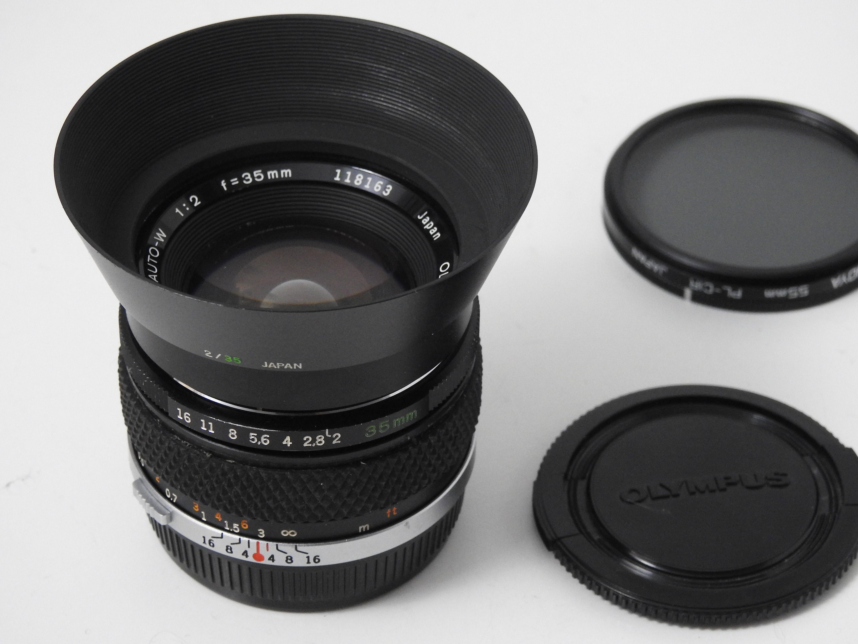 Olympus OM 35mm F2.0 Zuiko Lens - Wide Angle, Super Clean