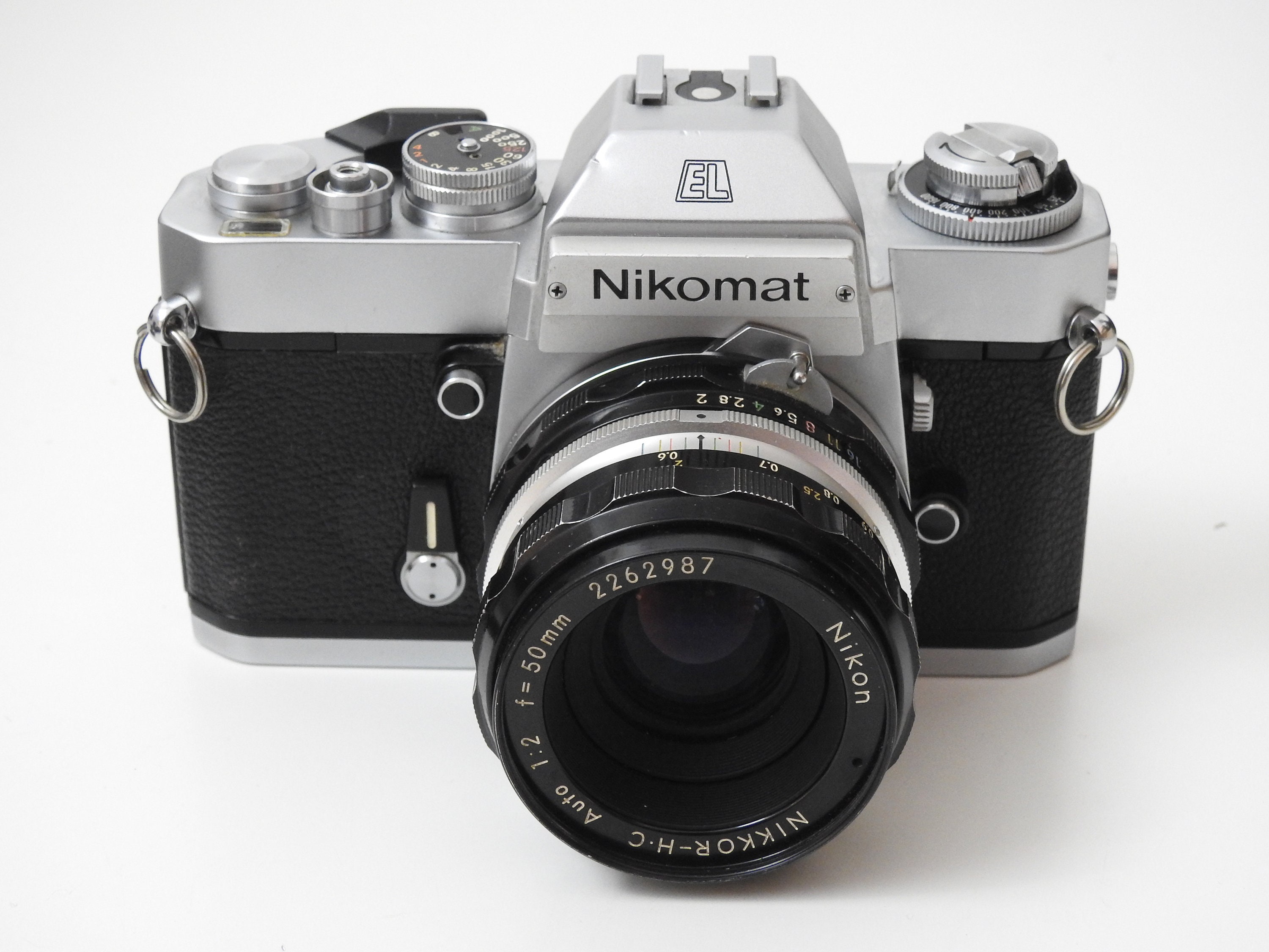 Nikon Nikomat EL: Vintage 35mm Film Camera with Nikkor 50mm Lens