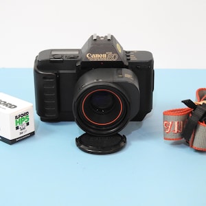 Canon T80 SLR Film Camera with 50mm Lens + B&W Film