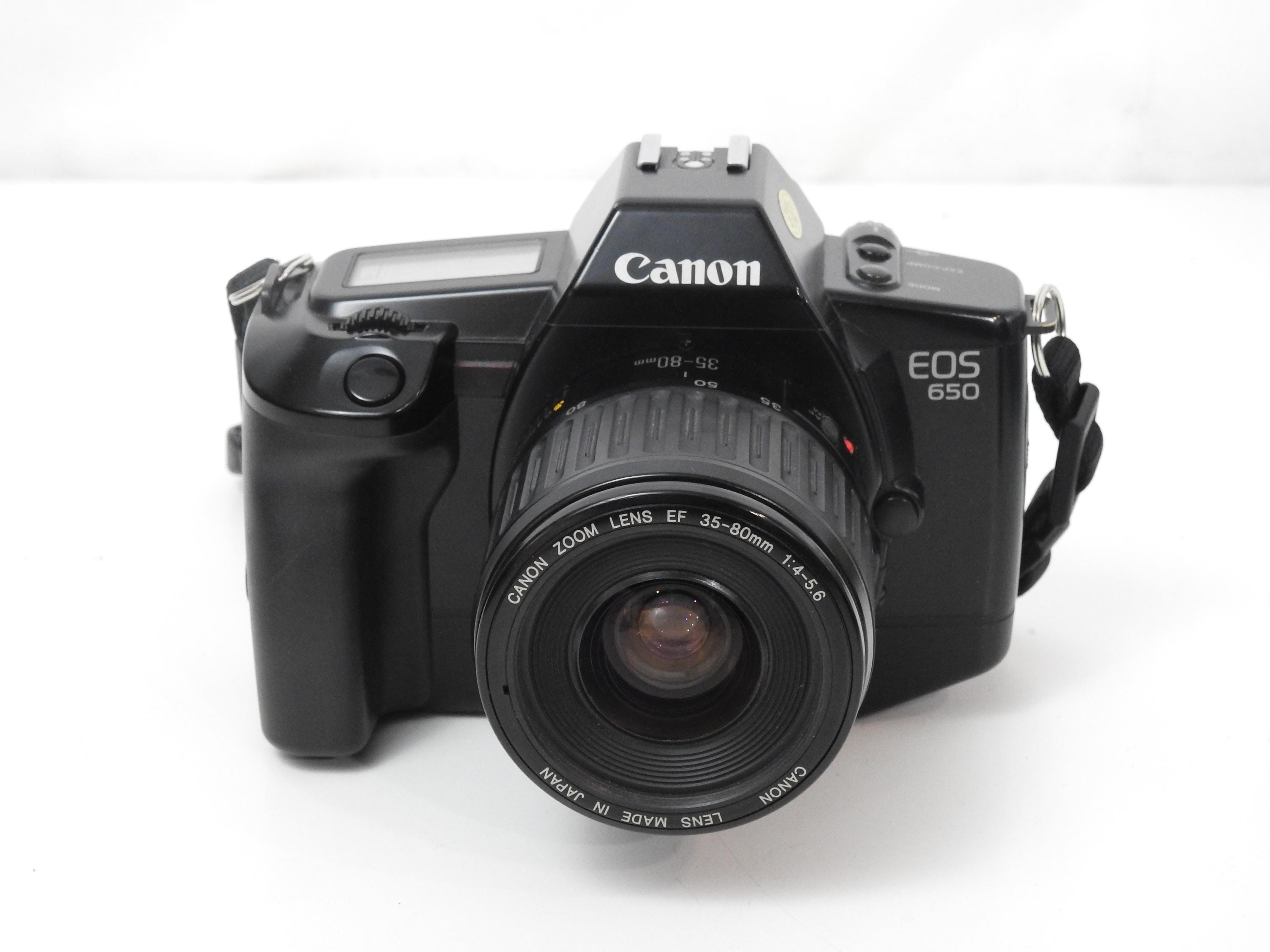 Canon EOS 650 Film Camera With EF 35-80mm Lens + 1 Roll of