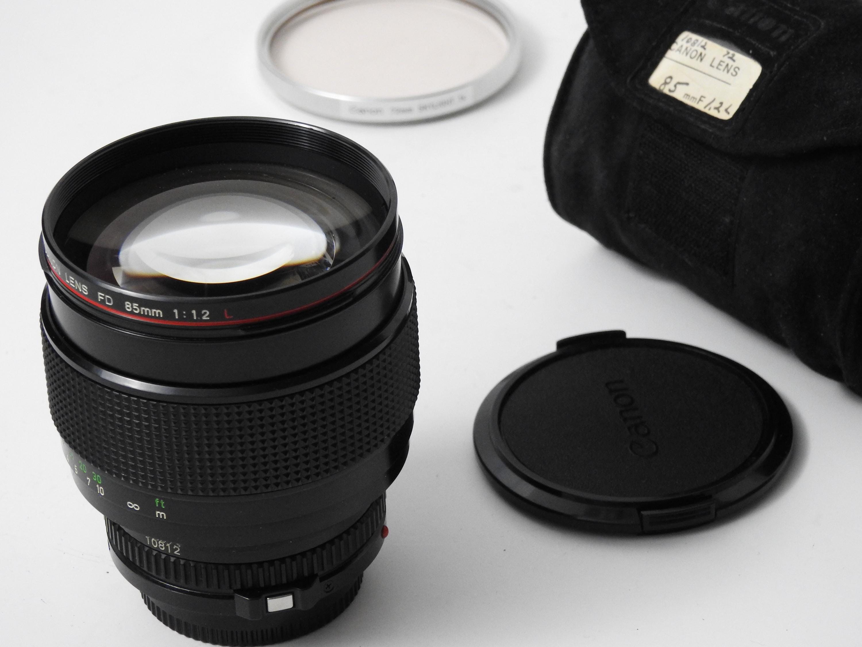 Canon New FD 85mm F 1.2 L Prime Lens for Cine Vintage - Etsy