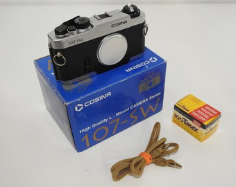 COSINA 107-SW L Mount Film Camera in Mint Condition Fully 