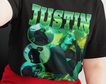 VINTAGE T-shirt Justin Bieber 146/152 90s - Etsy