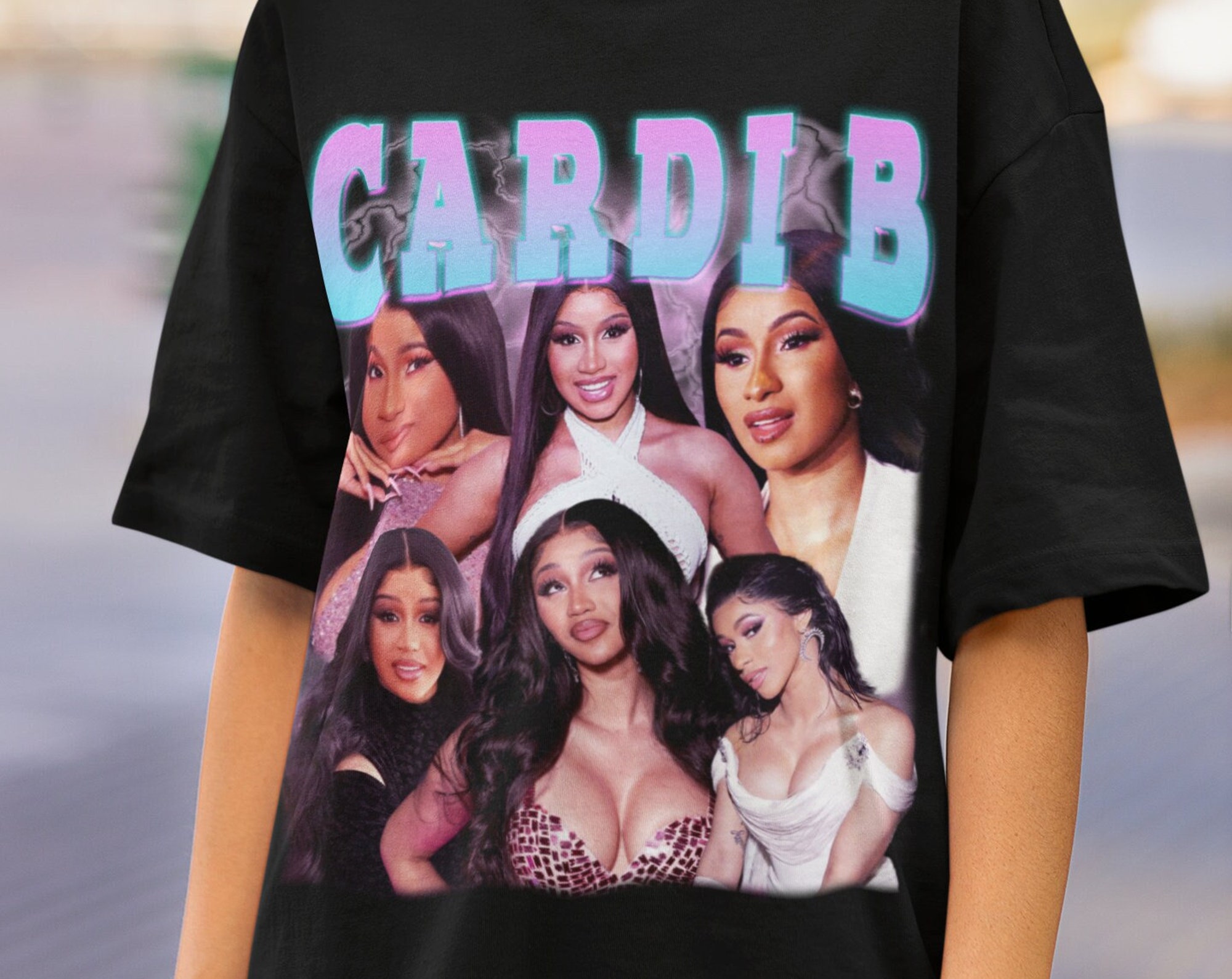 Discover Cardi B Retro Vintage T-Shirt