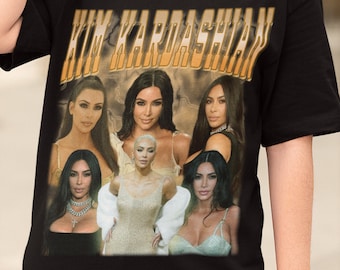 Kim KardashianRetro shirt, Kim Kardashian Vintage print T-Shirt, Kim Kardashian Unisex Clothing, Kim Kardashian Crewneck Sweatshirt