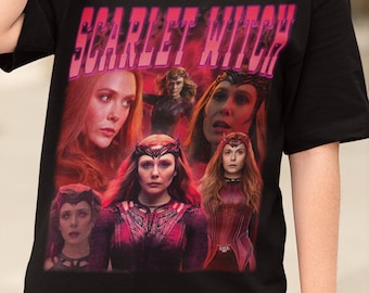 T-shirt ou sweat-shirt graphique rétro années 90 Scarlet Witch