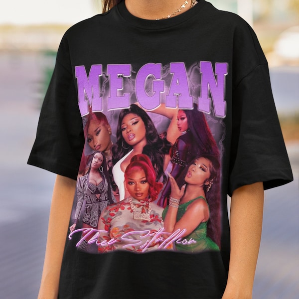 Megan Thee Stallion Retro shirt, Megan Thee Stallion Vintage T-Shirt, Megan Thee Stallion Unisex Kleidung, Megan Thee Stallion Sommer