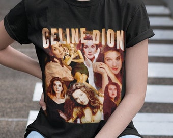 Celine Dion Retro Shirt, Celine Dion Vintage Print T-shirt Celine Dion Retro Shirt, Celine Dion Vintage Print T-shirt