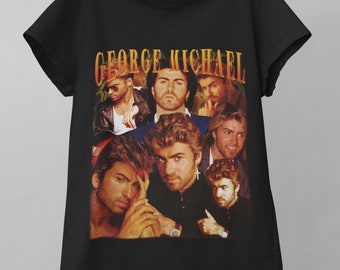 George Michael Retro shirt, George Michael Vintage print T-Shirt, George Michael Unisex Clothing