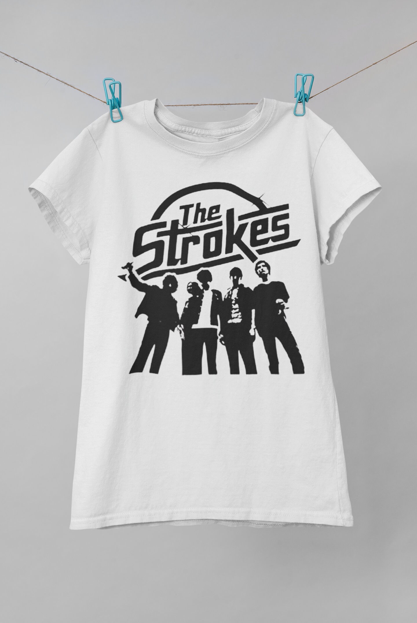 Discover The Strokes Band Rock Musik T-Shirt