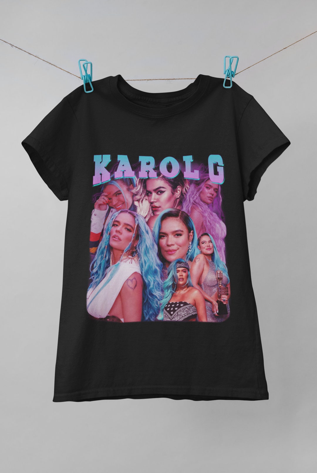 Karol G Camisa Retro, Karol G Camiseta estampado Vintage, Karol G Ropa  Unisex -  México