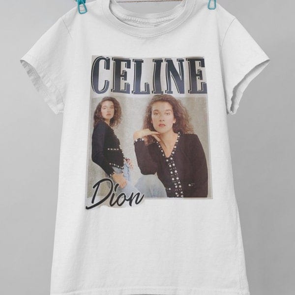 Celine Dion Vintage shirt Celine Dion tshirt Celine Dion t shirt Celine Dion tshirt soft cotton Celine Dion fashion