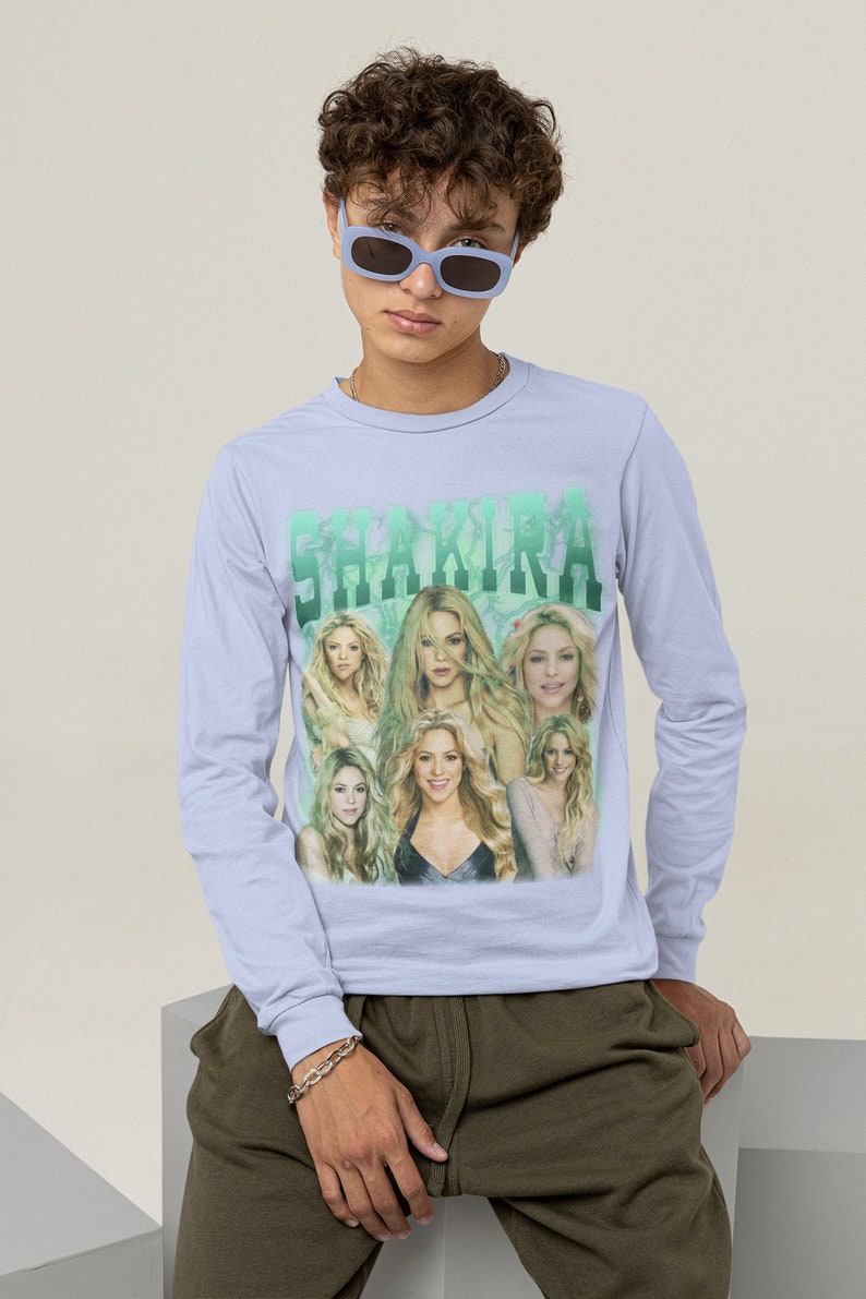 Shakira Shirt Shakira Retro Vintage Print T-shirt Shakira - Etsy