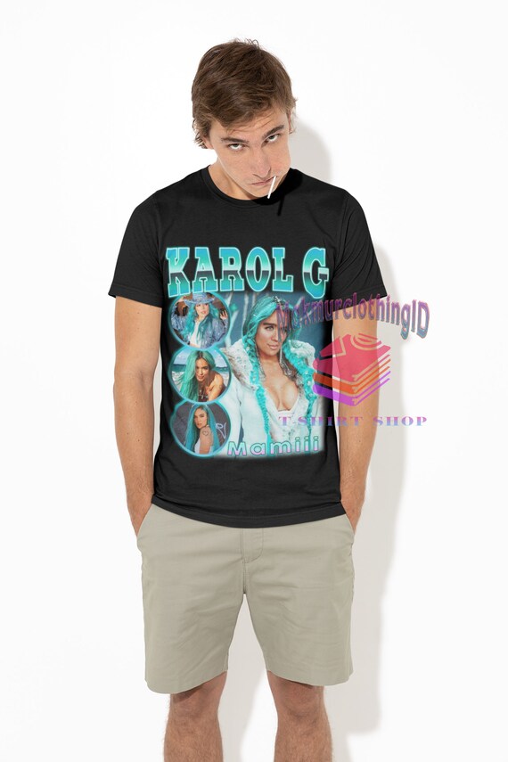 Karol G Camisa Retro, Karol G Camiseta estampado Vintage, Karol G