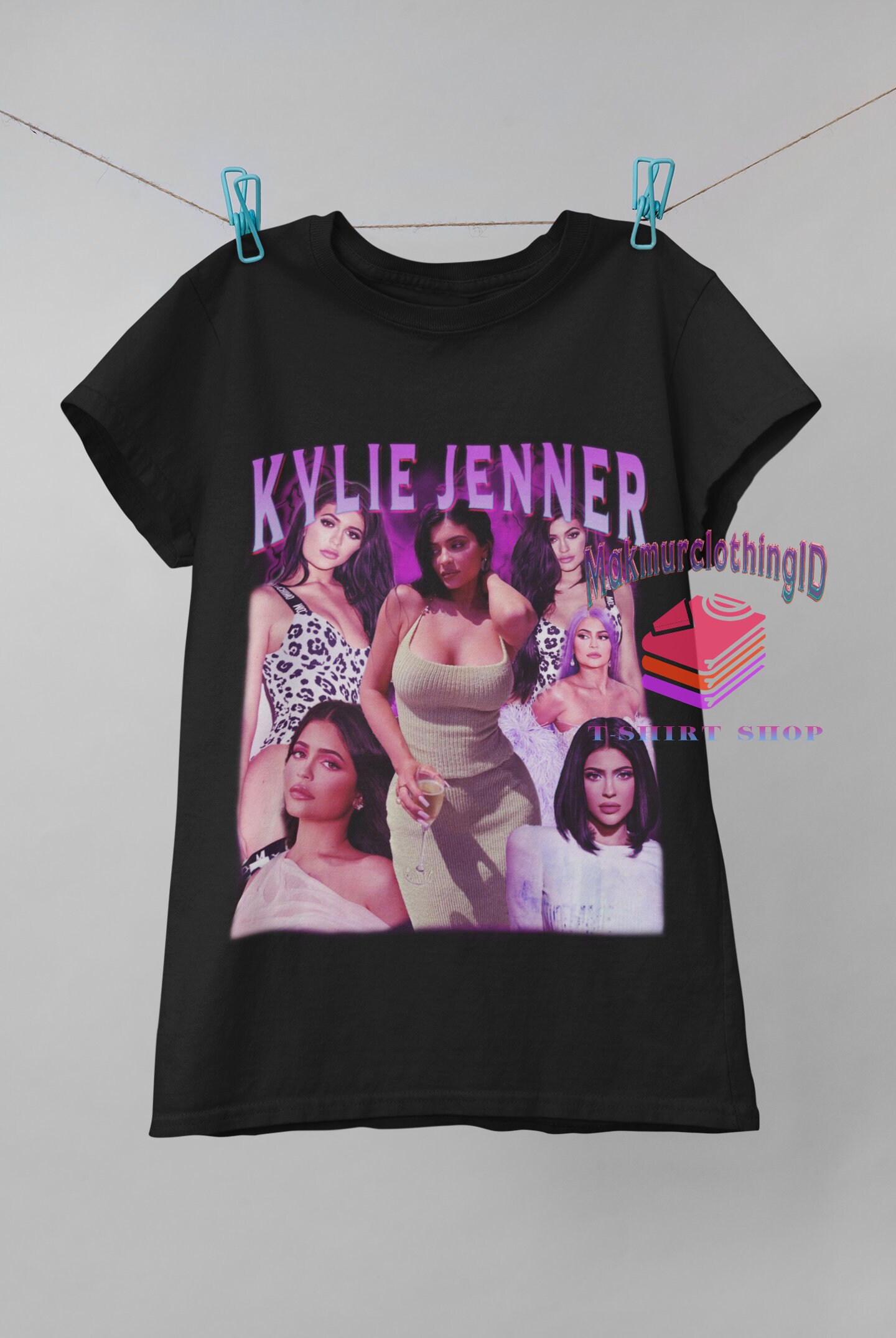 Kylie Jenner Vintage Print T-shirt, Unisex Clothing - Etsy