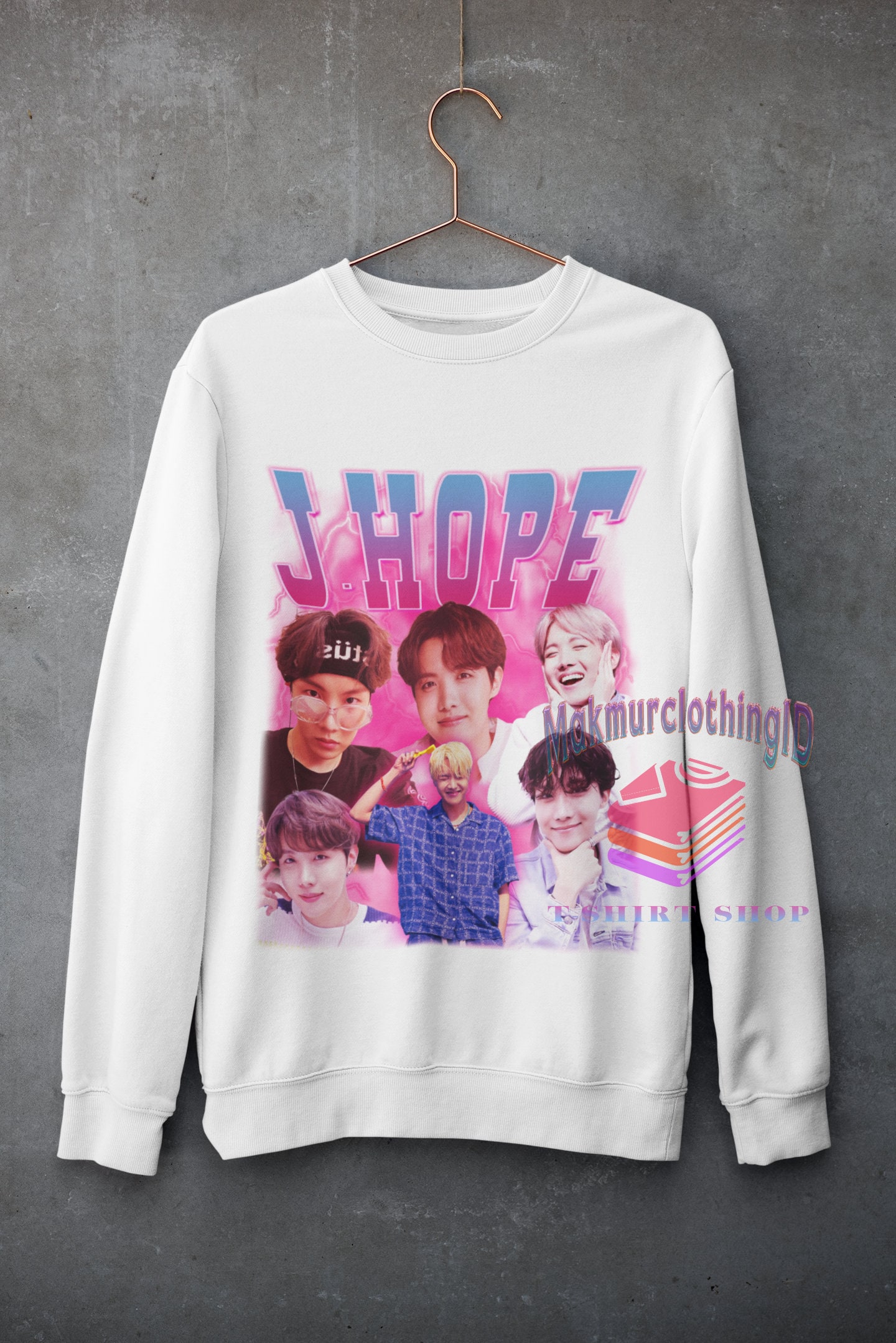 アイドル J-HOPE Stripe PK T-Shirt S BTS J-HOPE Stripe PK T-Shirt, Size L