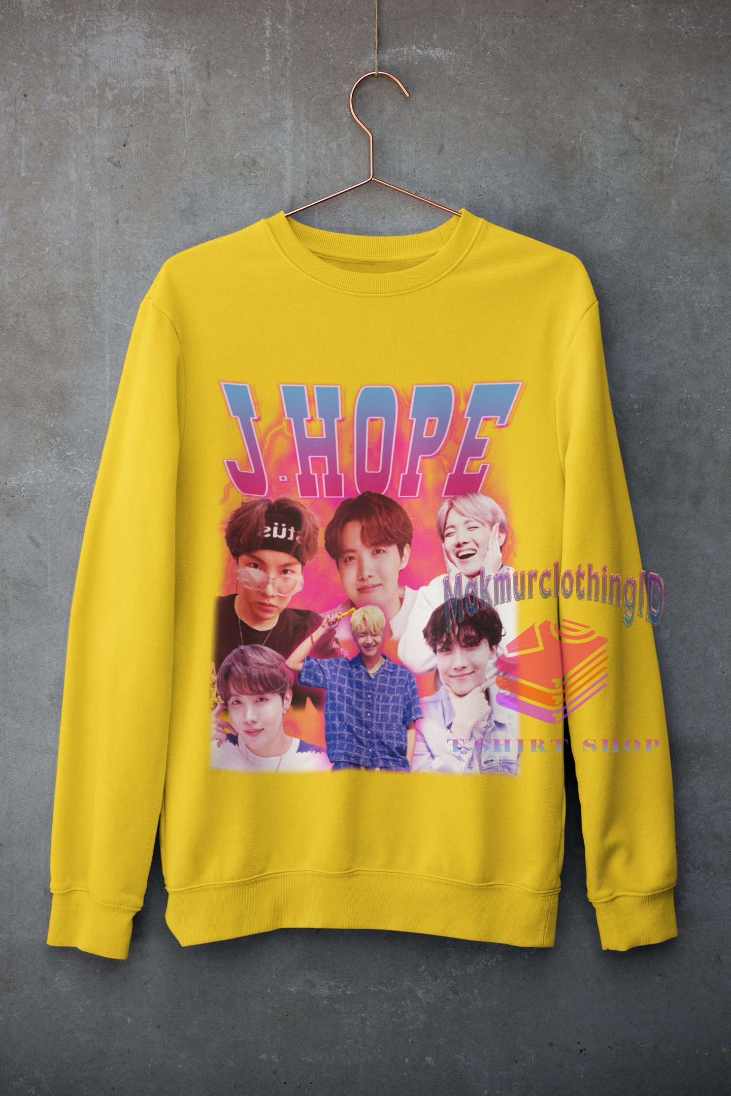 J-hope Kpop Shirt, J-hope Korean Singer Vintage Print 90's T