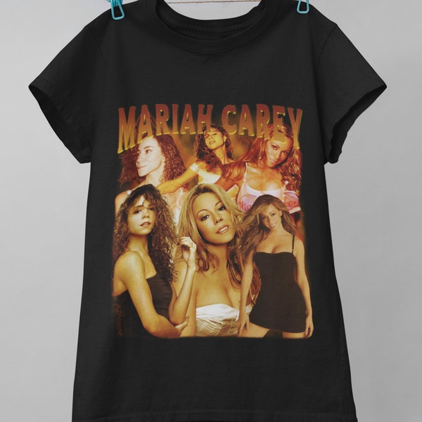 Mariah Carey Camisa Retro, Mariah Carey Camiseta de estampado Vintage, Mariah Carey Concert Ropa Unisex