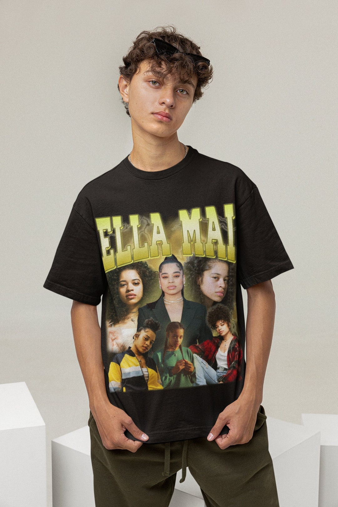 Ella Mai Retro T-shirt, Unisex Vintage Print - Etsy