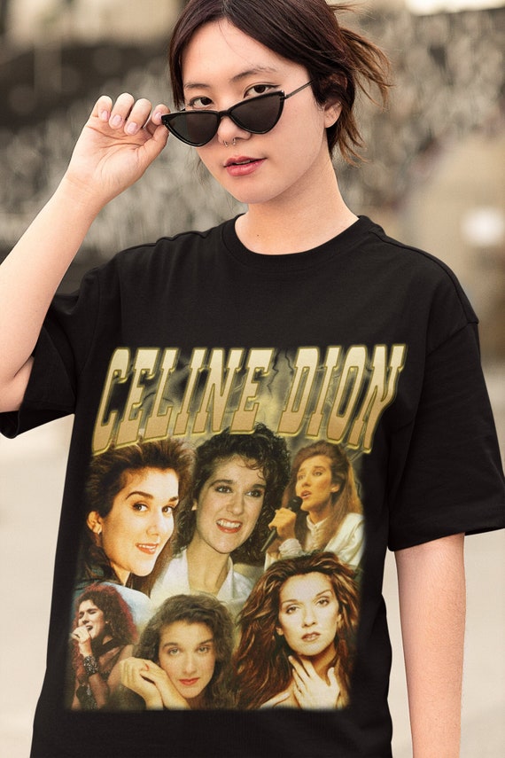 Celine Dion Retro Shirt Celine Dion My Heart Will Go on Vintage Print T shirt Celine Dion Clothing Celine Dion Crewneck Sweatshirt Etsy