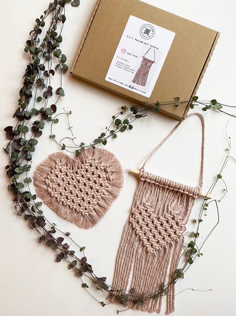 Macrame Wall Hanging Coaster Kit D.I.Y