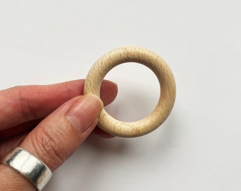 High Quality Natural Beechwood Ring 48mm