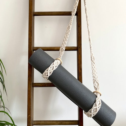 Tutorial for Macrame Yoga Mat Strap/ DIY/ Pattern/ Etsy