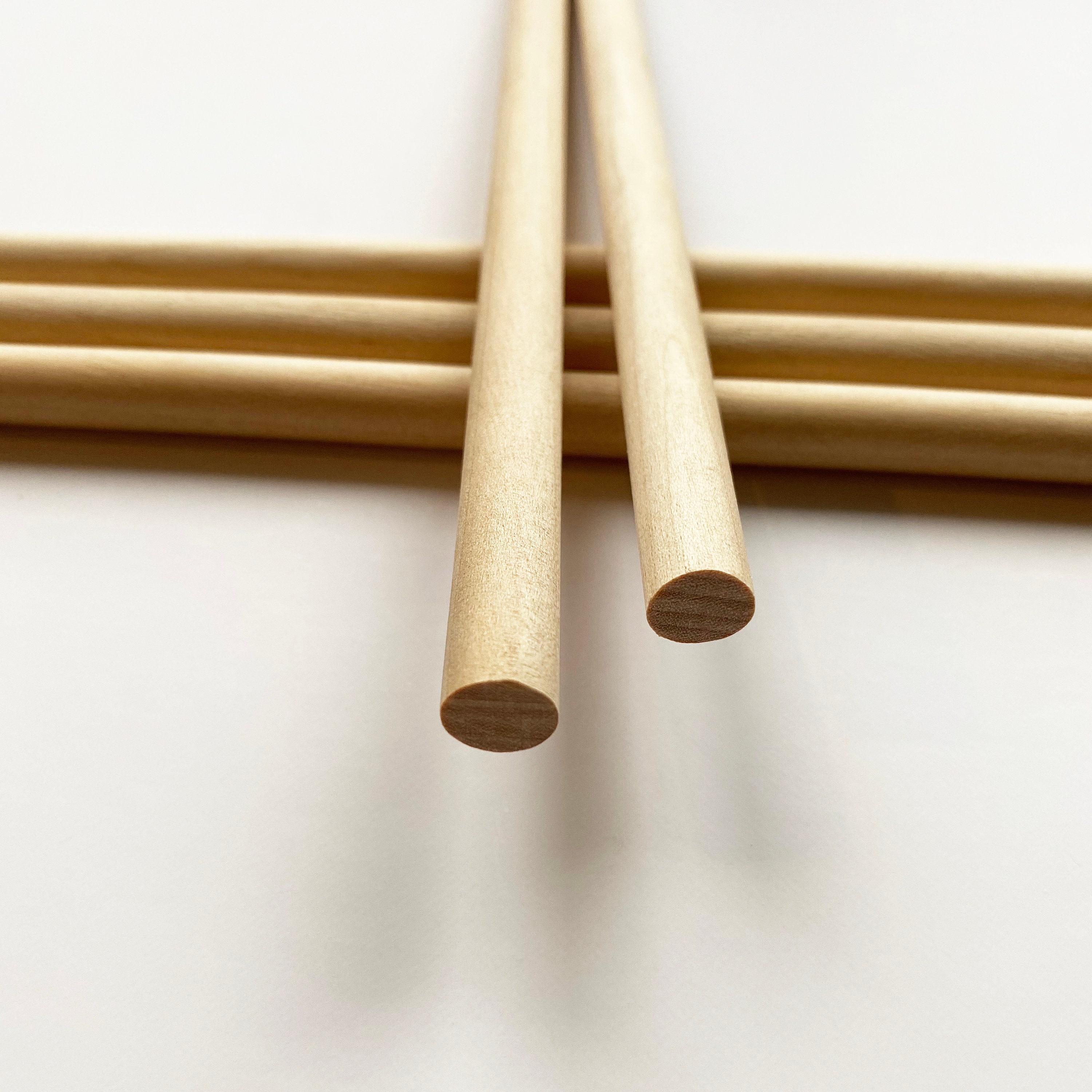 Natural Wood Dowel Rods 18cm Etsy UK