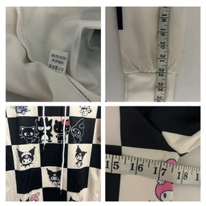 Women/Juniors Hello Kitty & Kuromi Melody Hoodie Size Small image 3