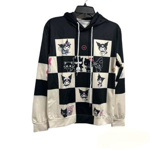 Women/Juniors Hello Kitty & Kuromi Melody Hoodie Size Small image 1