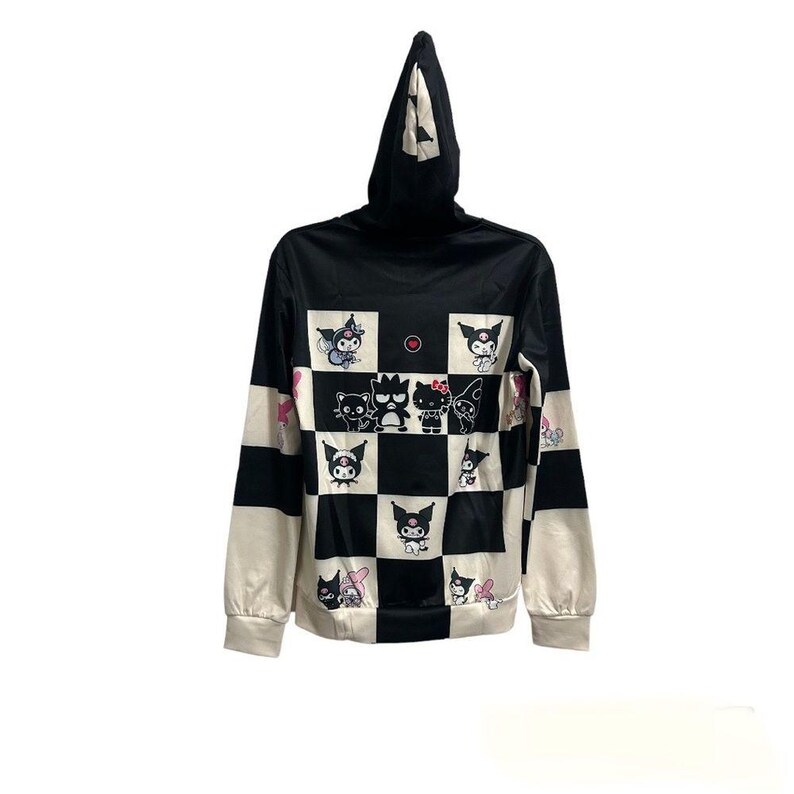 Women/Juniors Hello Kitty & Kuromi Melody Hoodie Size Small image 2