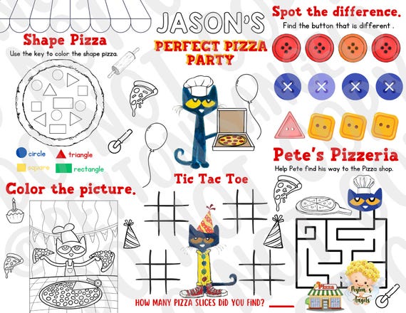Pete the Cat Coloring Sheet