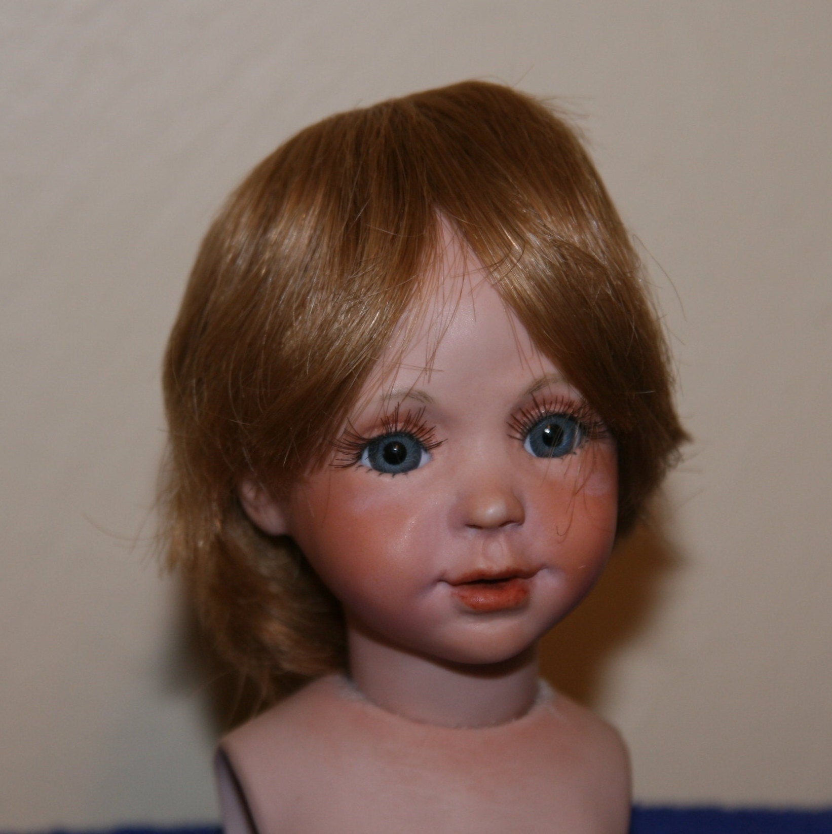 Mohair 100% Bebé Reborn - Reborn - Inserción 30g -largo - Zanahoria