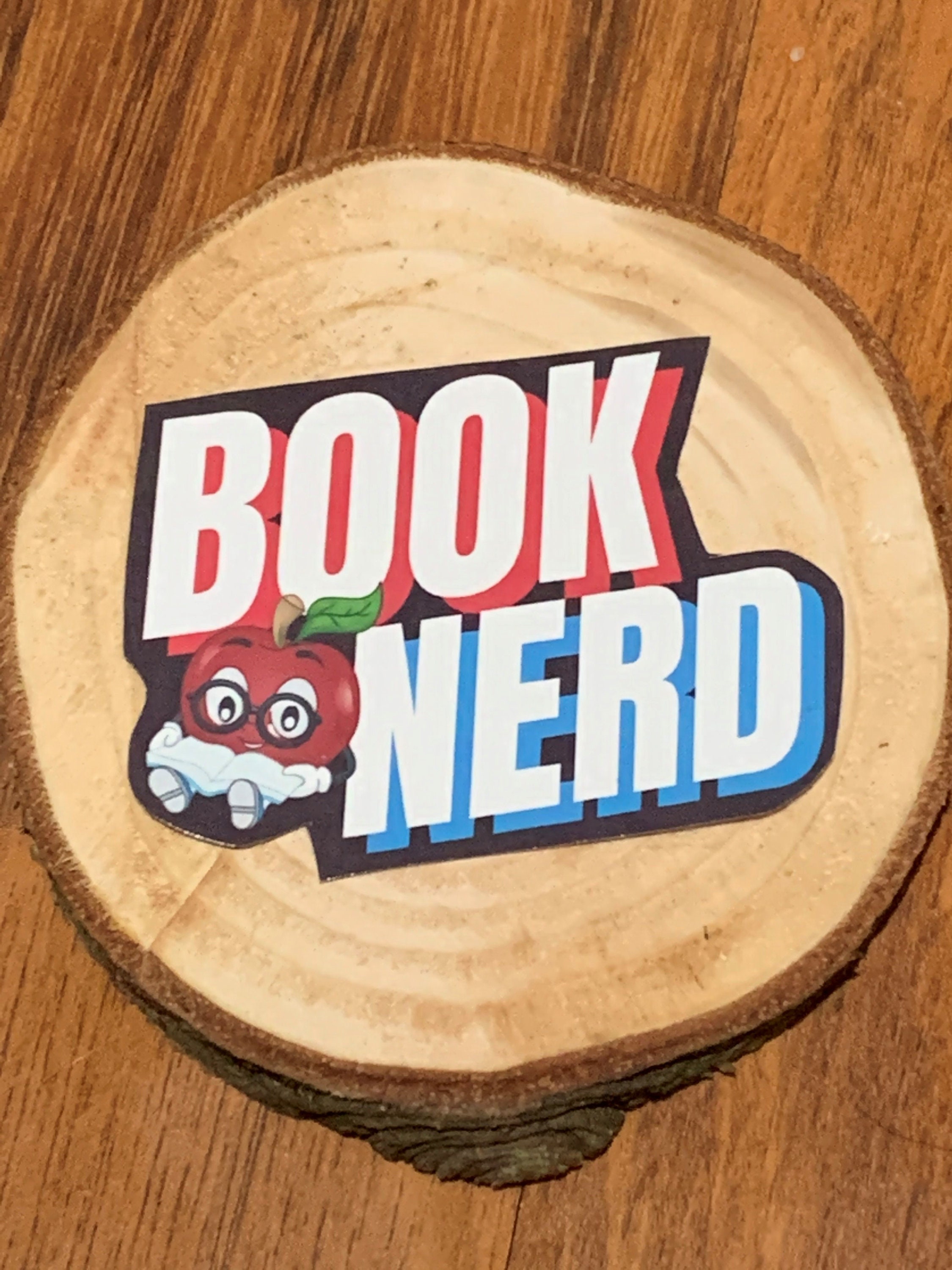 Book Nerd sticker | Etsy